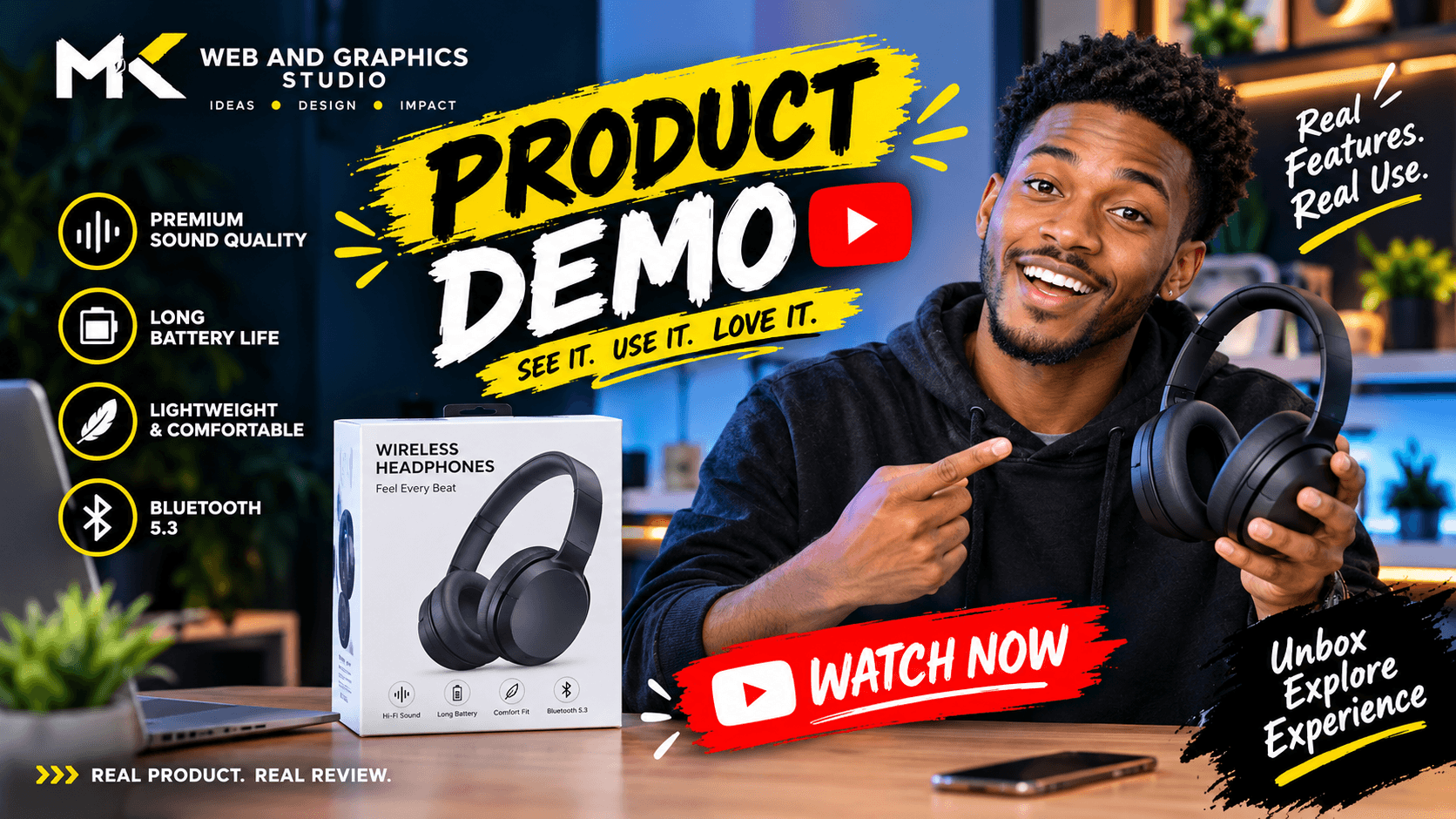 Product demo video